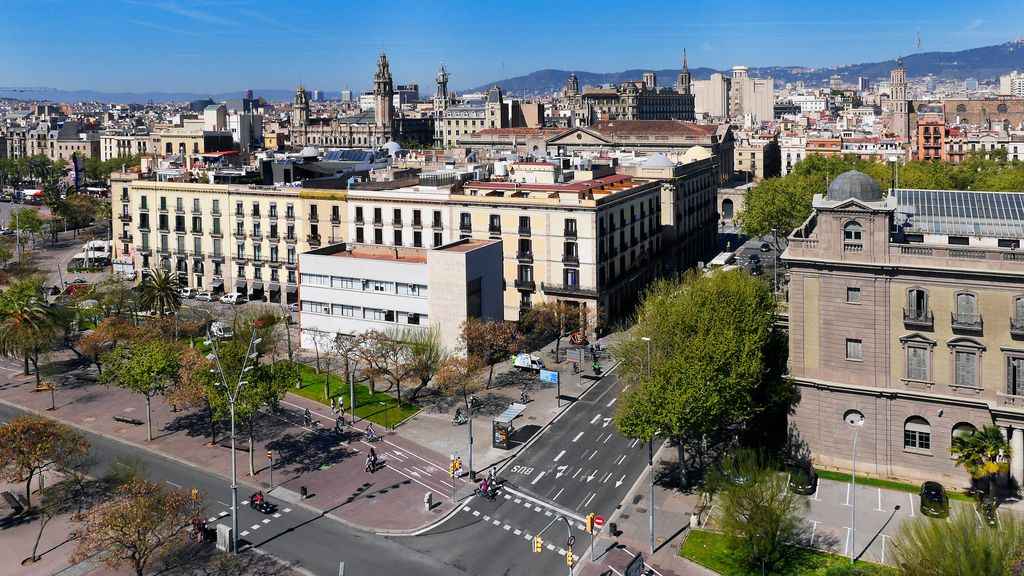 Vista parcial de Ciutat Vella. Cruïlla