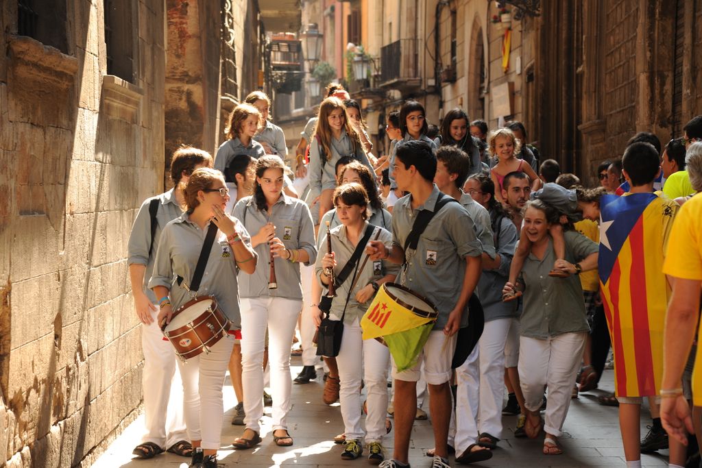 Diada de Catalunya 2014. Músics pel barri Gòtic