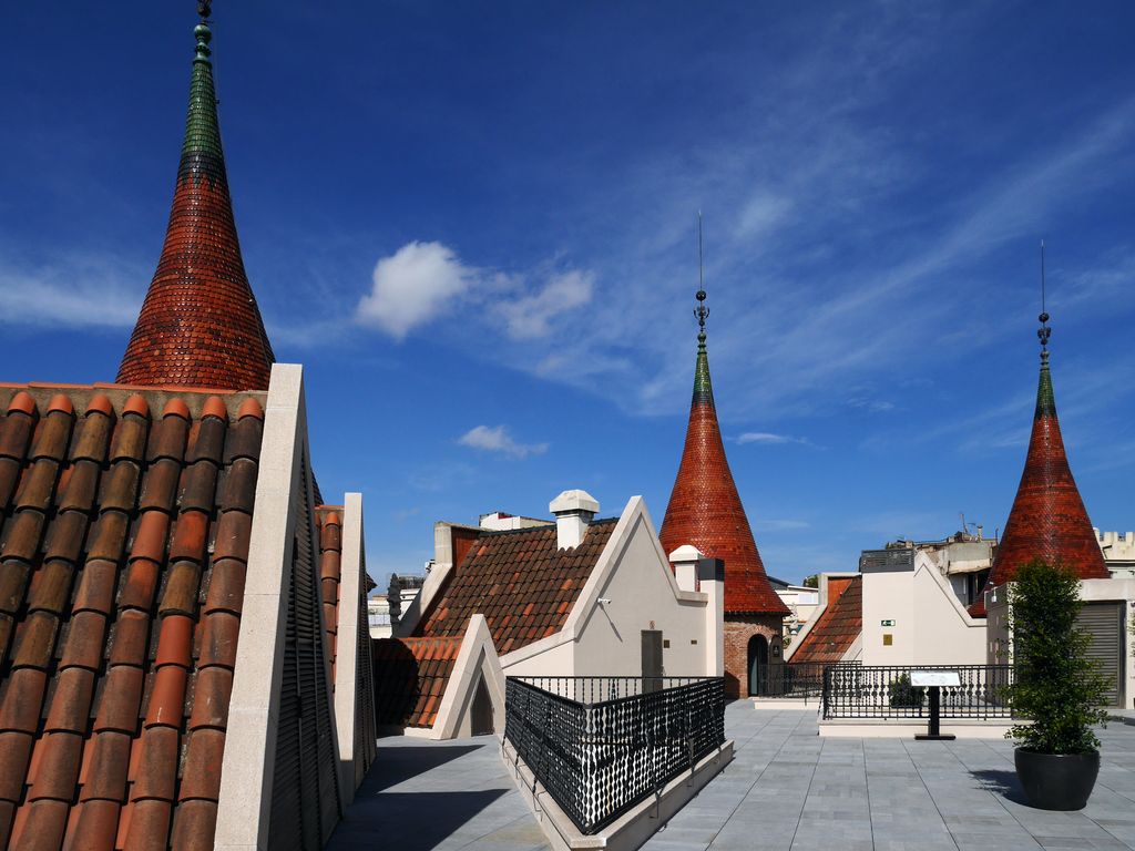 Casa de les Punxes. Terrat