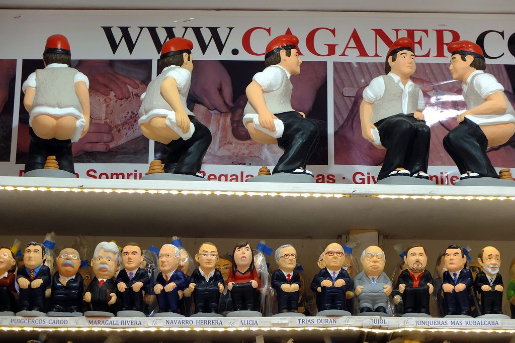 Fira de Santa Llúcia. Paradeta amb caganers