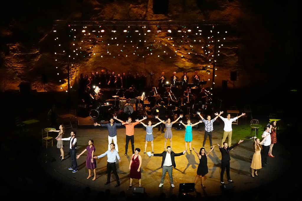 Espectacle "Swing Broadway" al Teatre Grec dins del Festival Grec