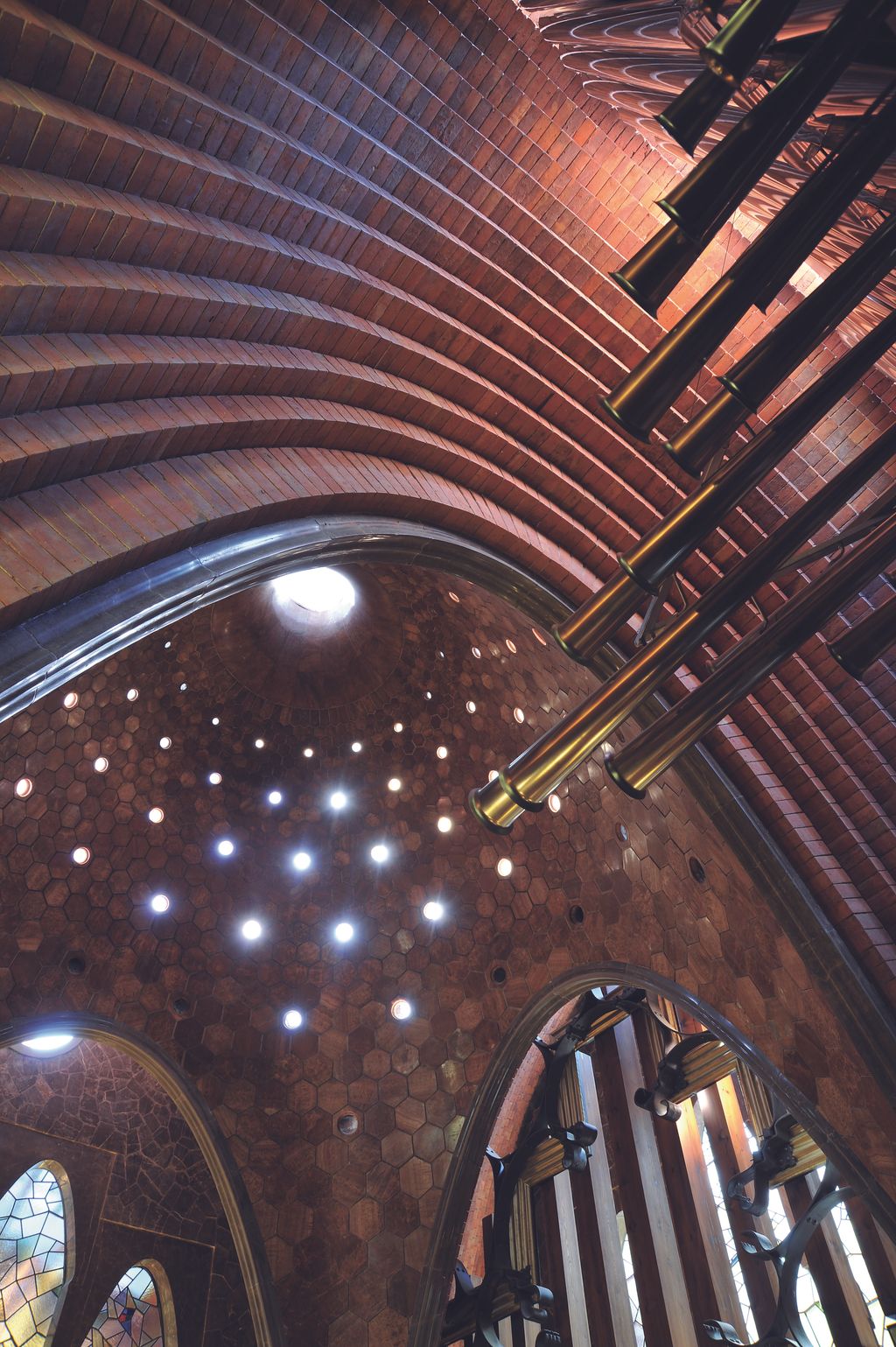 Palau Güell. Interior de la cúpula central