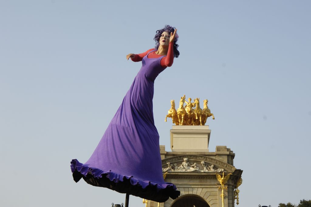 La Mercè 2009. Parc de la Ciutadella Espectacle de dansa i acrobàcies