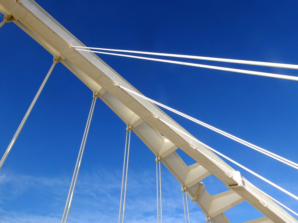 Detall del Pont de Bac de Roda o de Calatrava