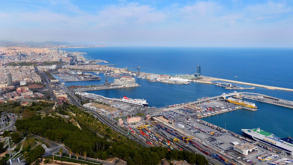 Vista aèria del Port des de Montjuïc