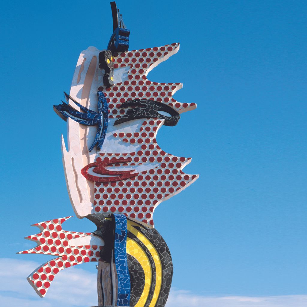 Escultura Cap de Barcelona de Roy Lichtenstein