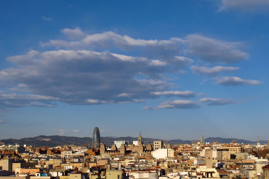 Vista parcial de Barcelona