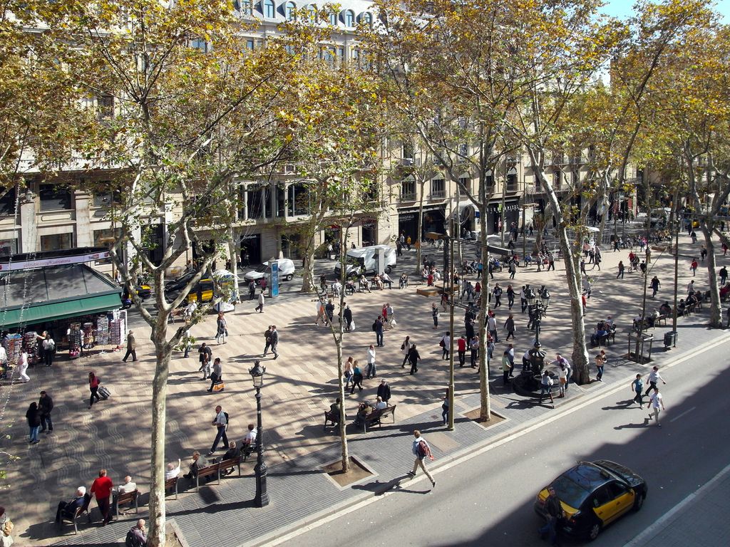 La Rambla. Vista aèria