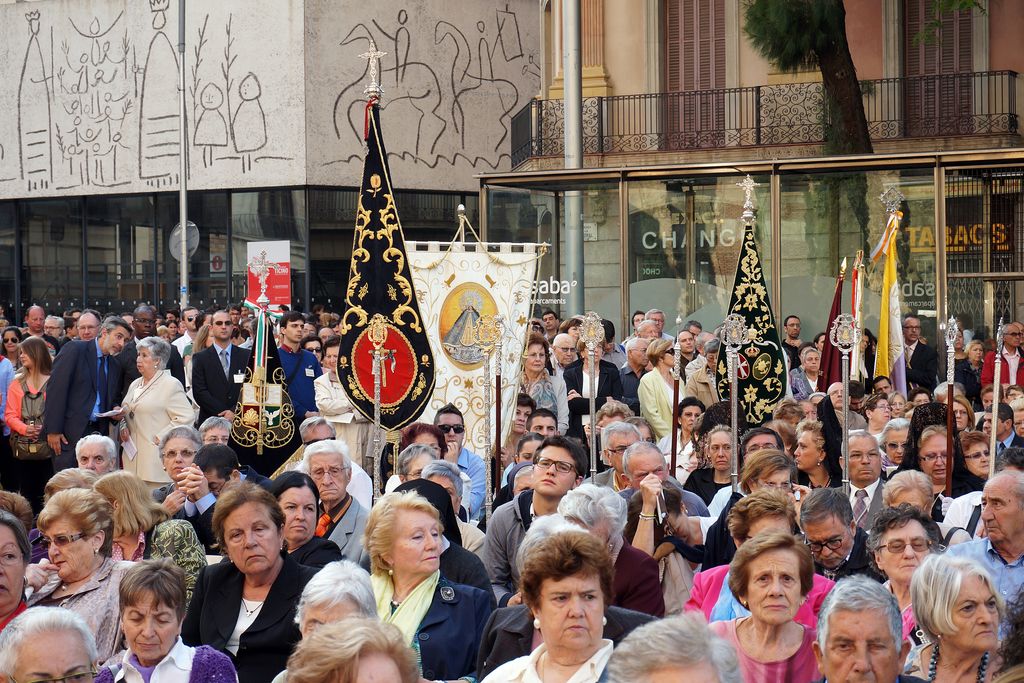 Corpus. Missa i processó. Públic