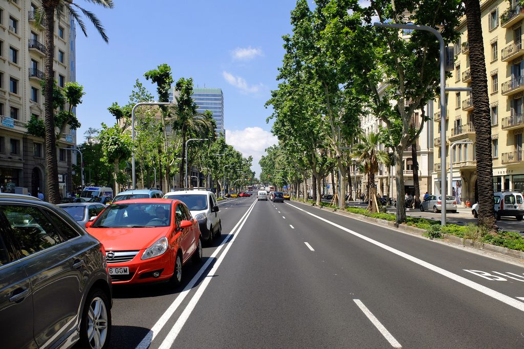 Avinguda Diagonal. Trànsit