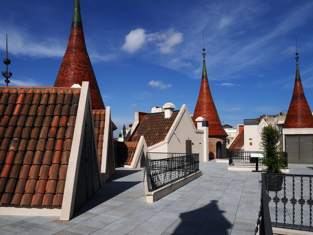 Casa de les Punxes. Terrat