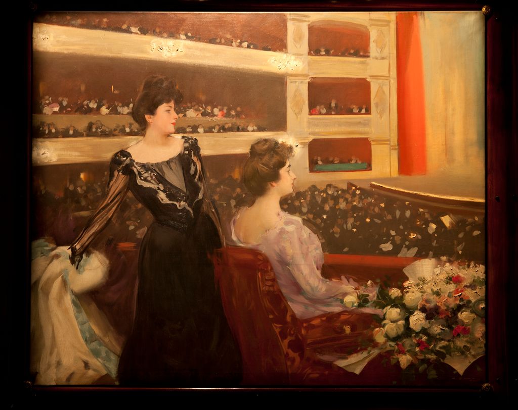 Cercle del Liceu. Quadre de Ramon Casas