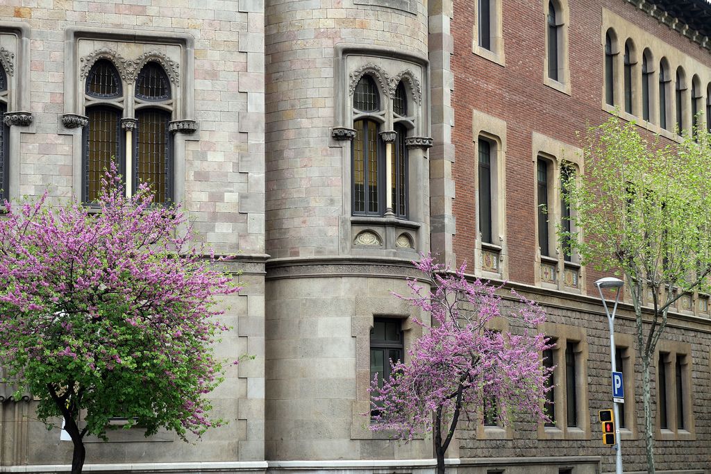 Conservatori Municipal. Detall de la façana