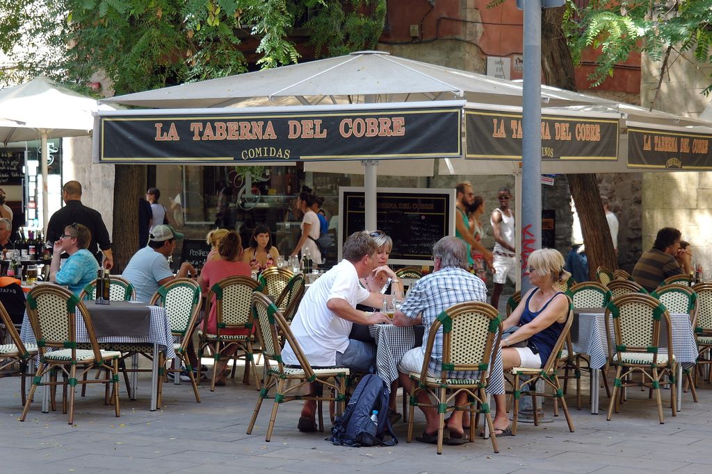 Terrassa del Restaurant la Taberna del Cobre