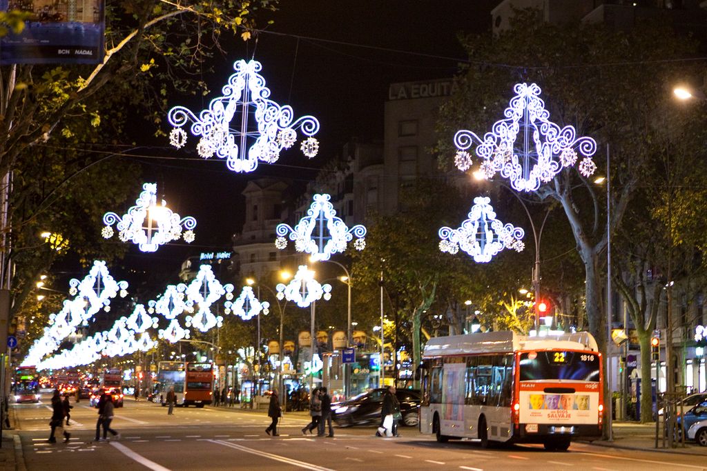 Enllumenat de Nadal del passeig de Gràcia