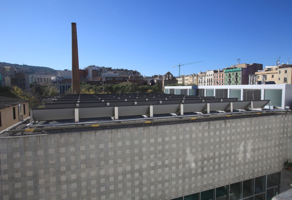 Placa solar tèrmica a Can Ricart