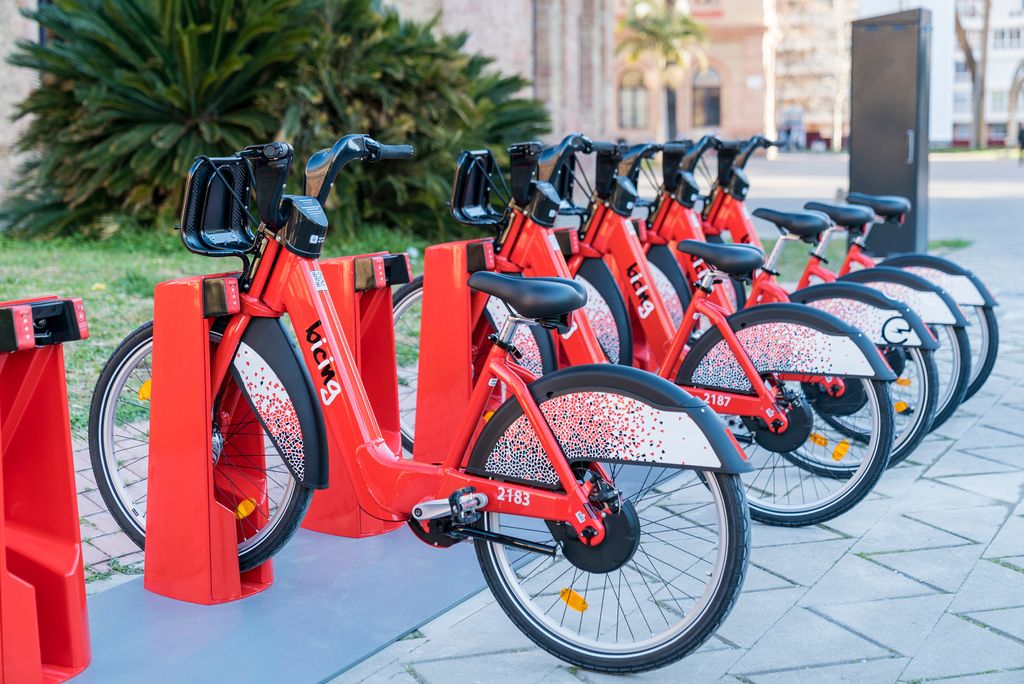 Parada del nou Bicing a Nou Barris