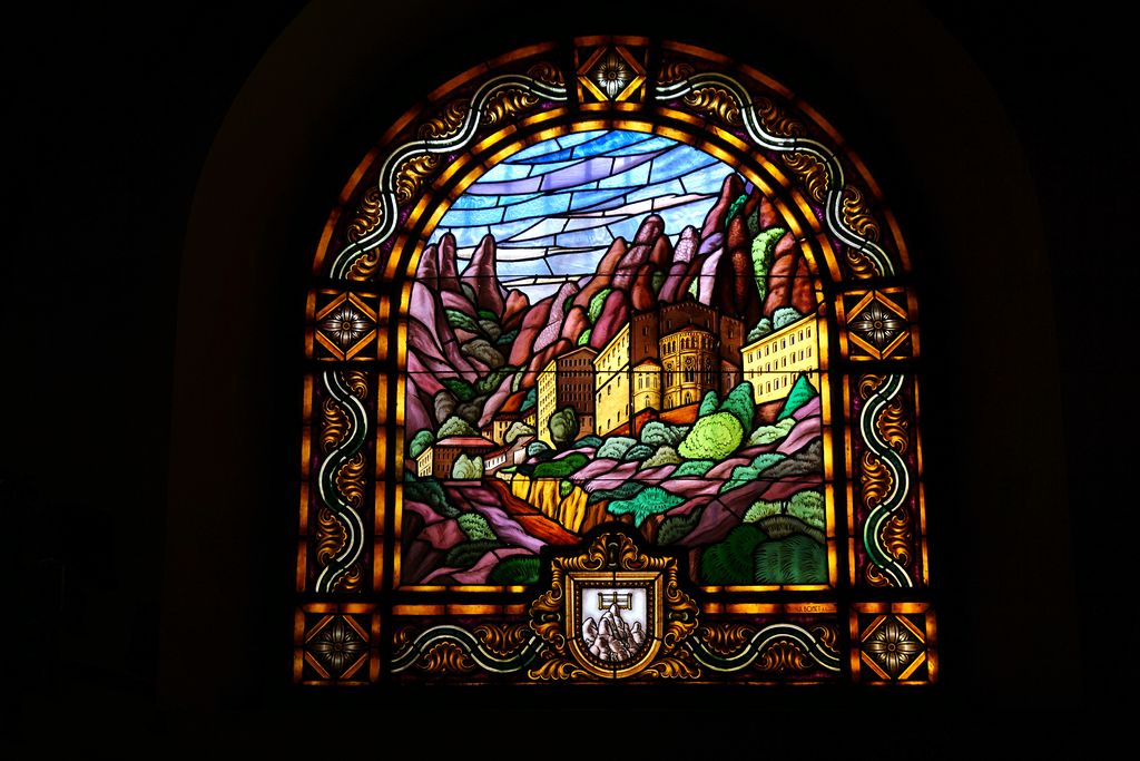 Església dels Josepets. Vitrall