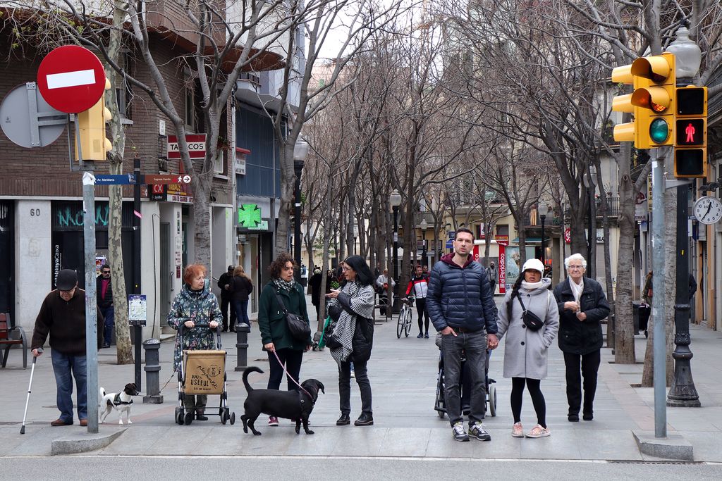 Carrer de Rogent. Semàfor
