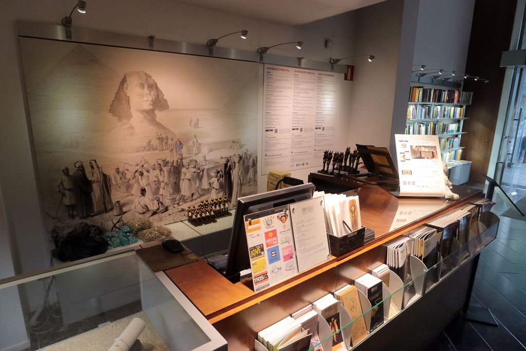 Museu Egipci. Botiga