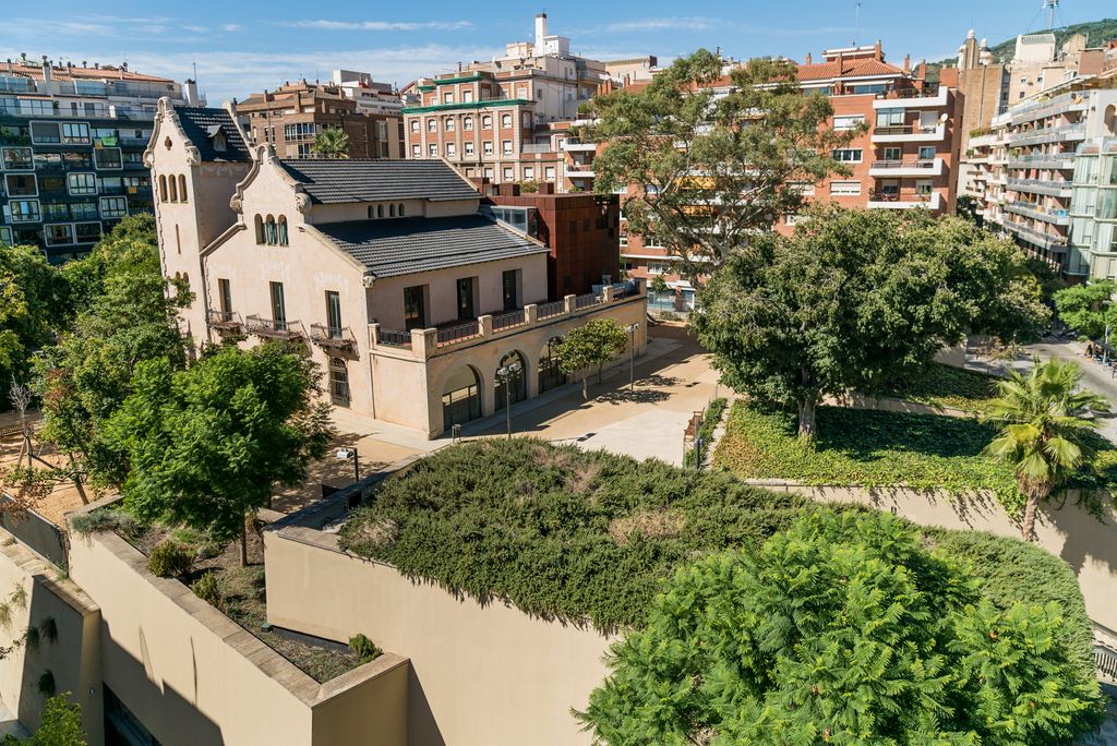 Coberta verda de la biblioteca