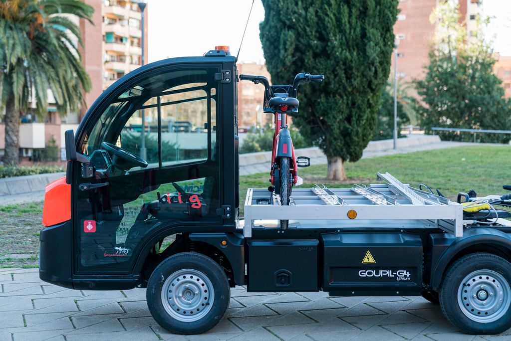 Vehicle per transportar les bicicletes del Bicing