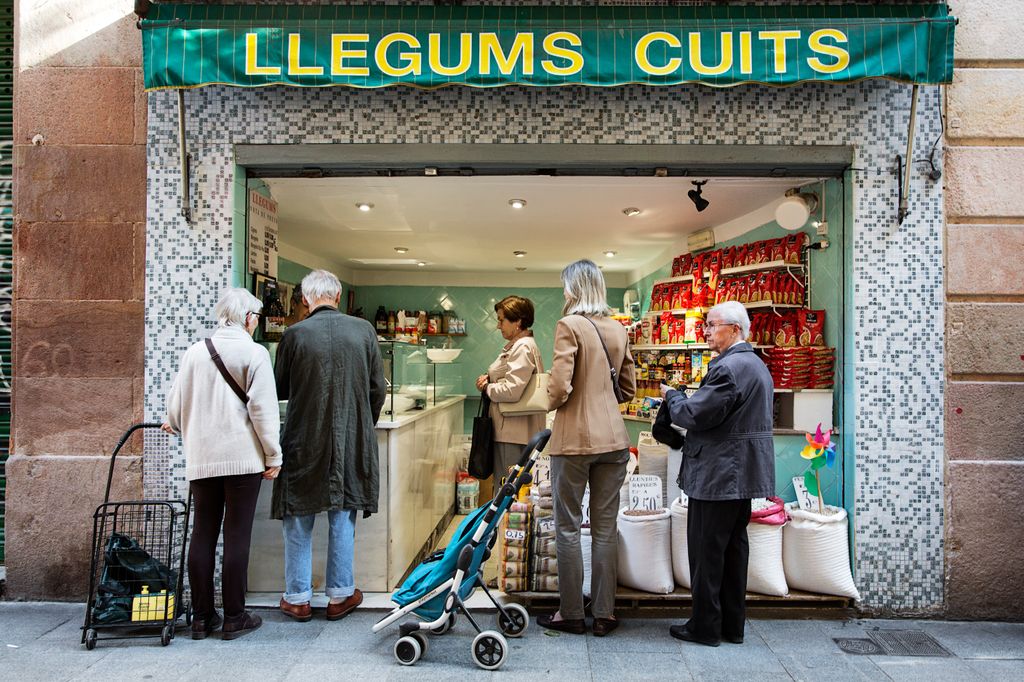 Botiga de llegums cuits