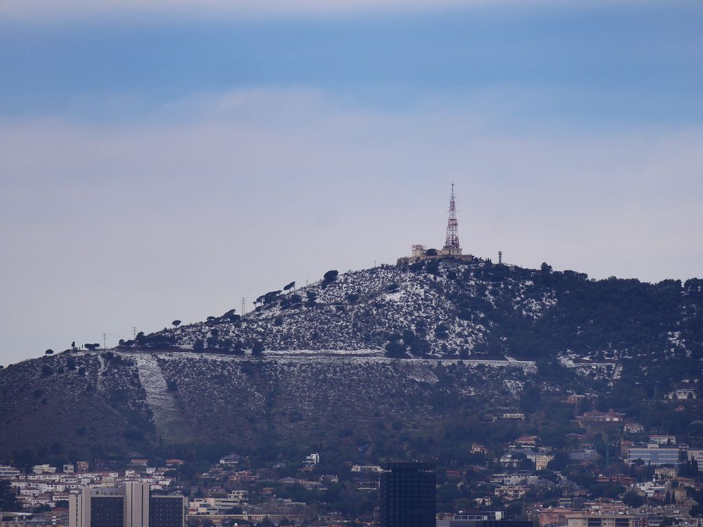 Nevada a Barcelona el març del 2018. Muntanya de Sant Pere Màrtir