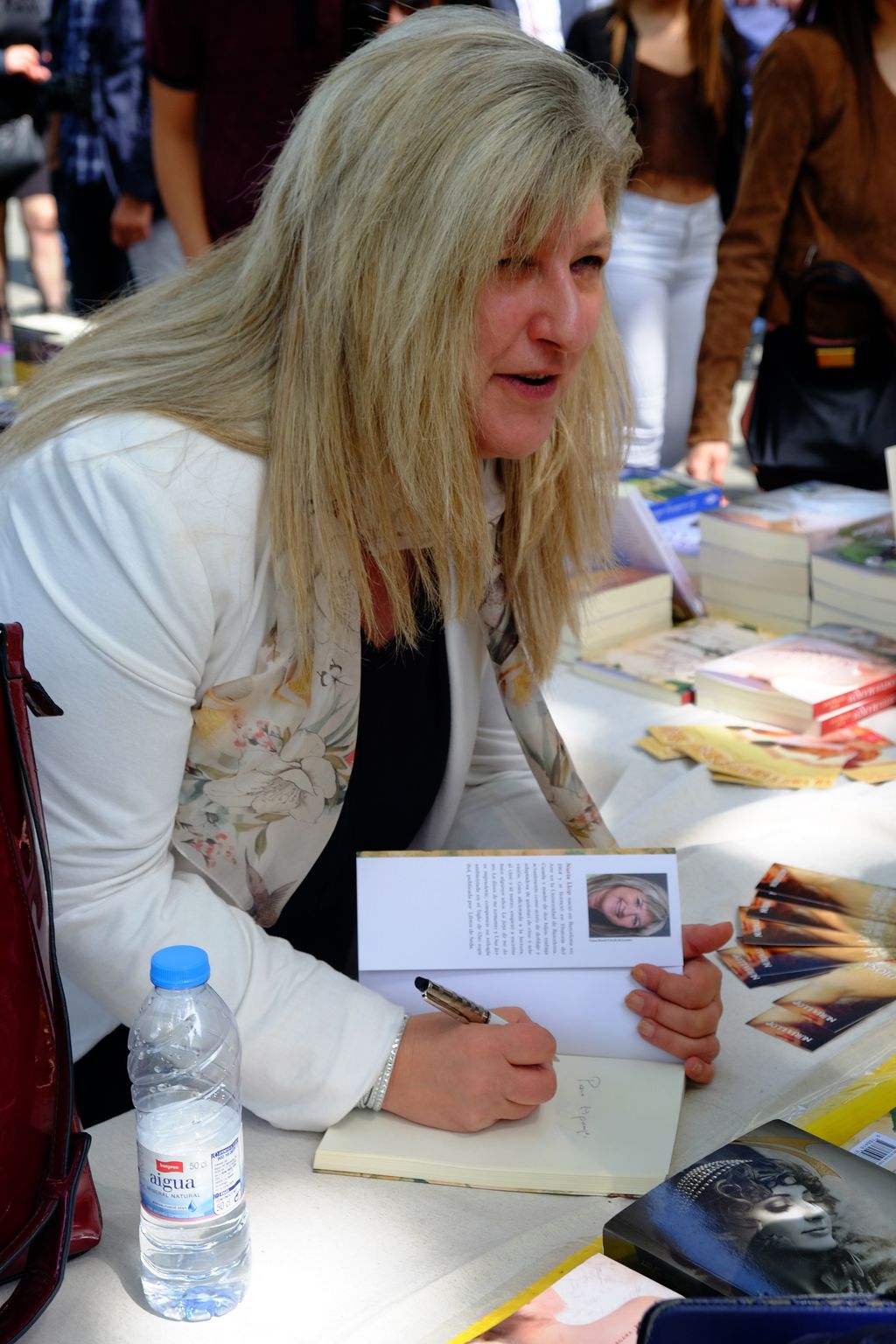 Escriptores a la Diada de Sant Jordi. Núria Llop