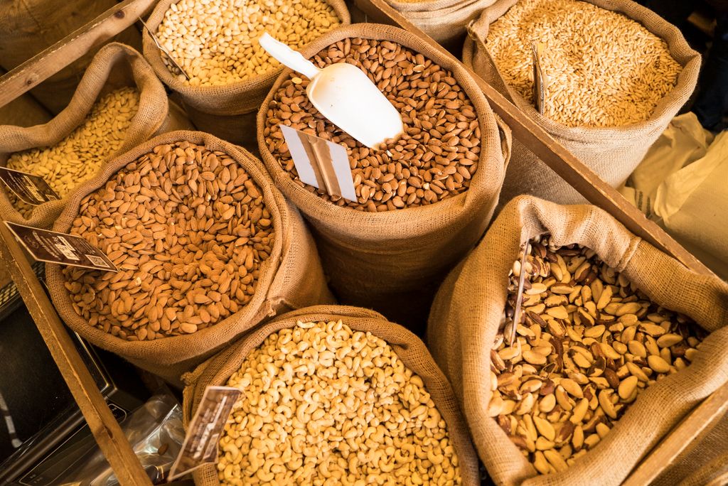 Sacs amb fruita seca