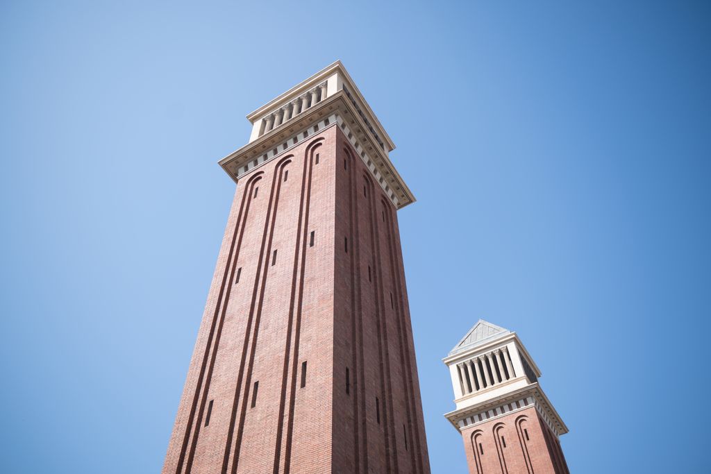 Pla contrapicat de les Torres Venecianes