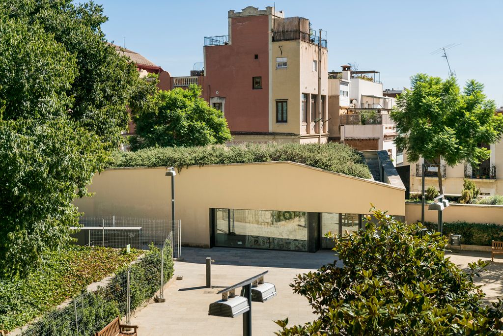 Coberta verda de la biblioteca