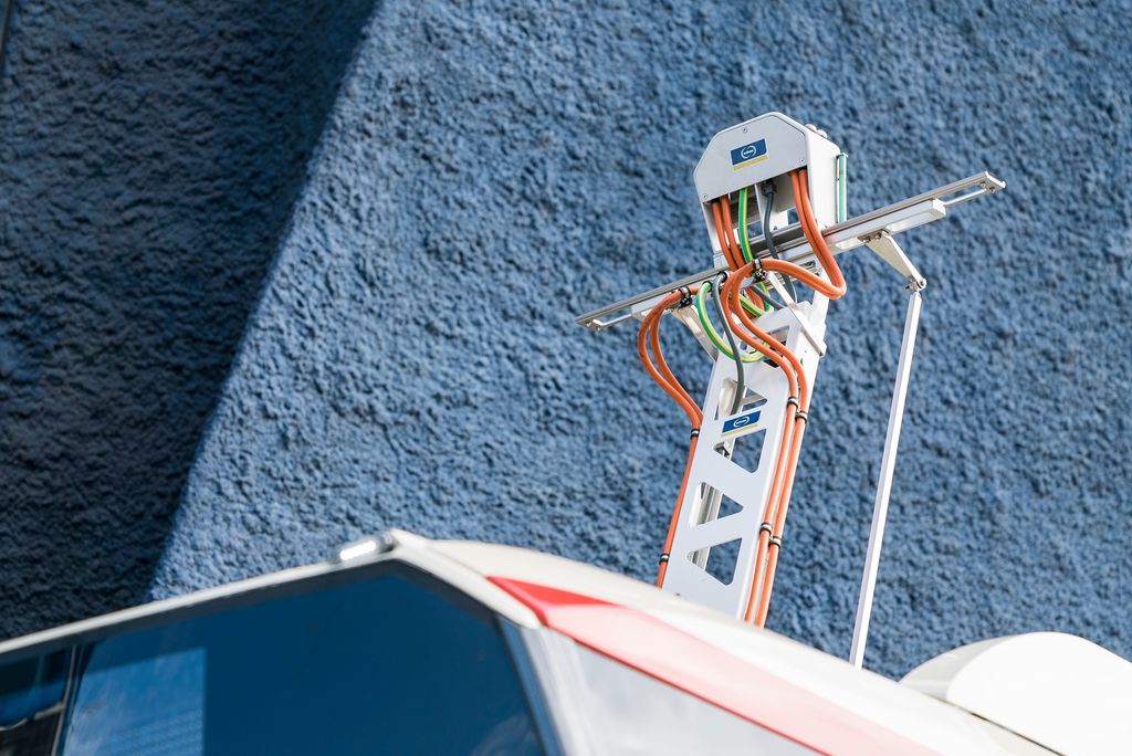 Detall de l'antena elèctric