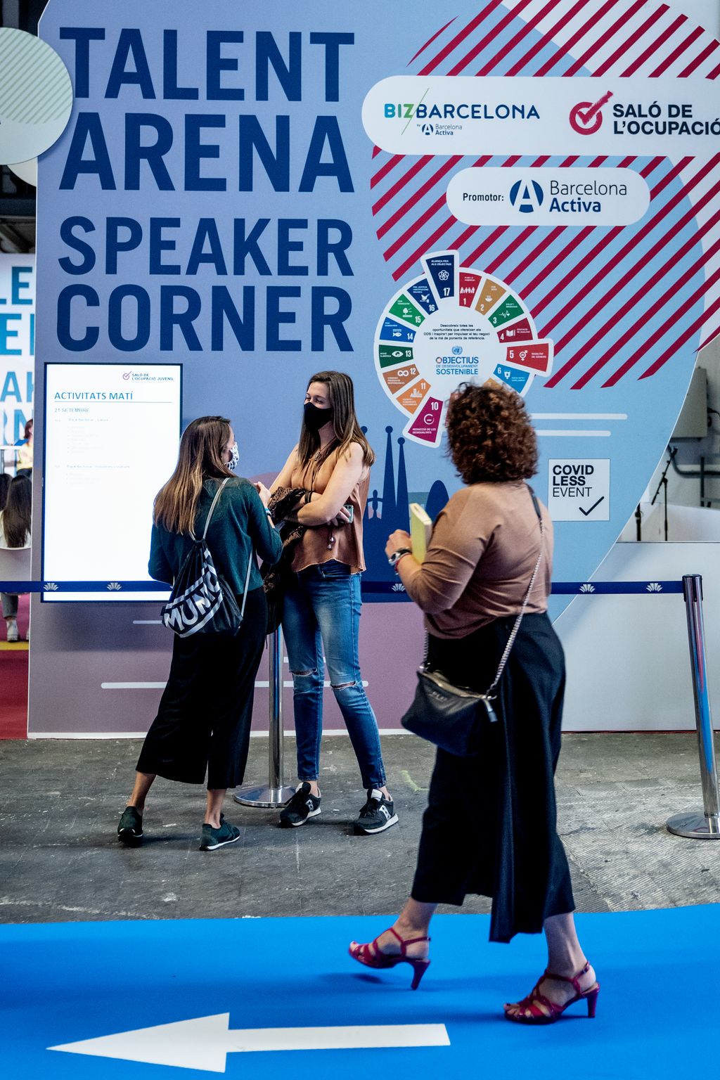 Assistents al Bizbarcelona i el Saló de l'Ocupació passant pel Talent Arena Speaker Corner