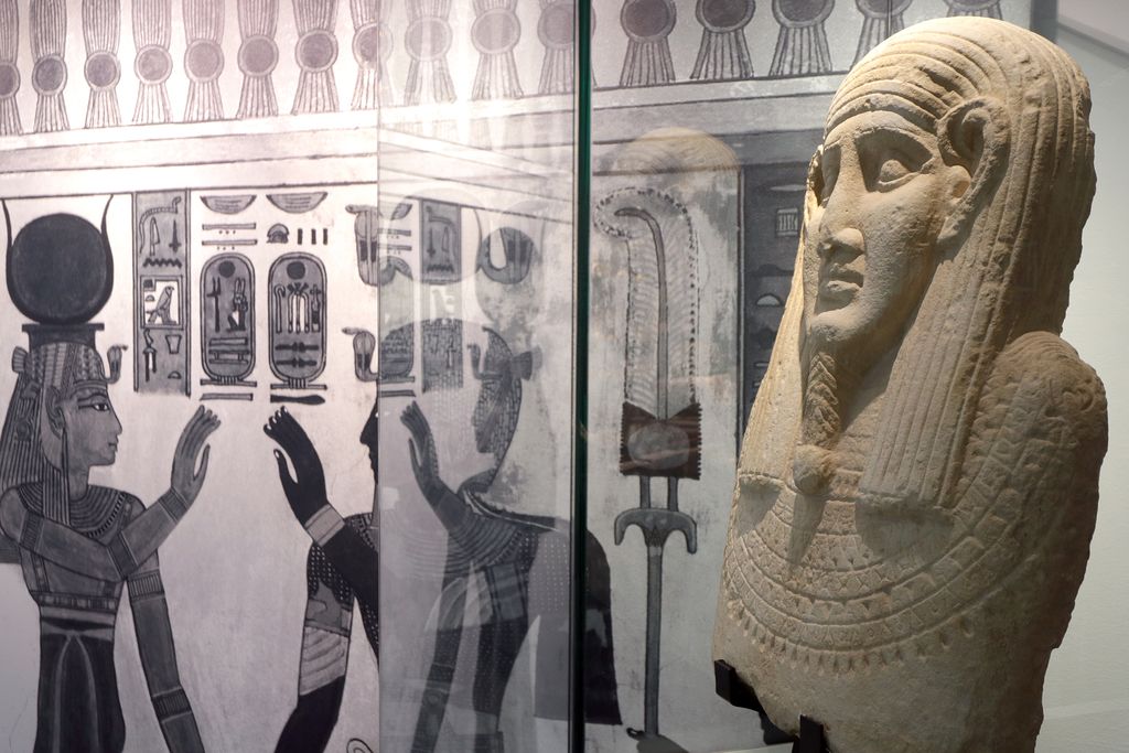 Museu Egipci. Exposició de la col·lecció