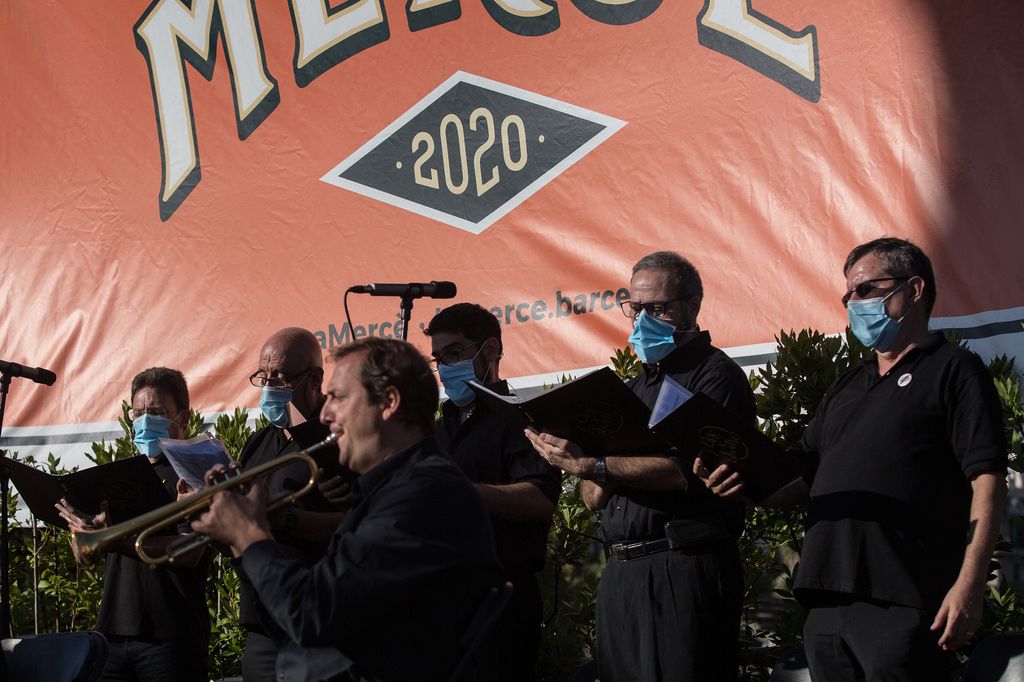 Cantada de la Federació de Cors de Clavé: "Els inicis dels Cors de Clavé" al Moll de la Fusta amb motiu de la Mercè 2020 