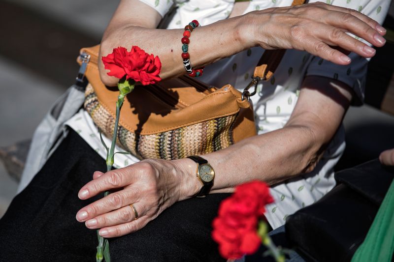 <div class='imageHoverDetail'>
             <p class='imageHoverTitle twoLineBreak'>Dona agafant un clavell durant l'acte d'homenatge a Salvador Allende</p>
             <p class='imageHoverAutor oneLineBreak'>Autor: Laura Guerrero</p>
             <button class='imageHoverBtn'>Mostra els detalls de la imatge <span class='sr-only'>Dona agafant un clavell durant l'acte d'homenatge a Salvador Allende</span></button>
             </div>