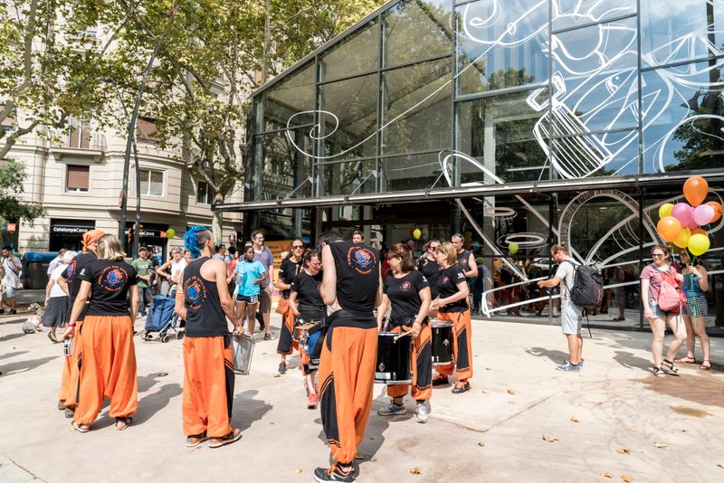 
             Batucada dels Tabalers de Sarrià a l