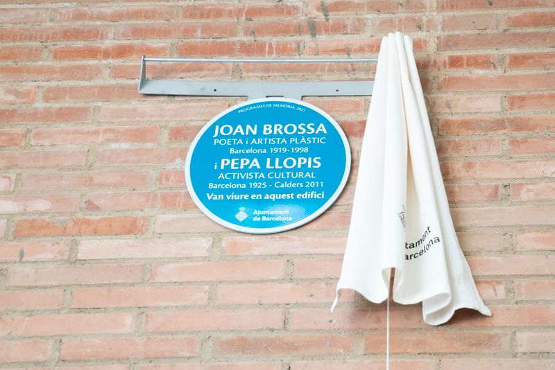 <div class='imageHoverDetail'>
             <p class='imageHoverTitle twoLineBreak'>Placa dedicada al poeta i artista plàstic Joan Brossa i a l’activista cultur...</p>
             <p class='imageHoverAutor oneLineBreak'>Autor: Paula Jaume</p>
             <button class='imageHoverBtn'>Mostra els detalls de la imatge <span class='sr-only'>Placa dedicada al poeta i artista plàstic Joan Brossa i a l’activista cultur...</span></button>
             </div>