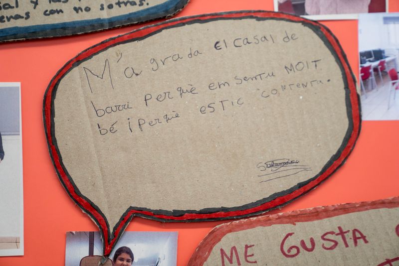 
             Mural amb les opinions dels usuaris del Centre Cívic Besòs sobre les activita...
             Autor: Clara Soler Chopo
             Mostra els detalls de la imatge Mural amb les opinions dels usuaris del Centre Cívic Besòs sobre les activita...
             
