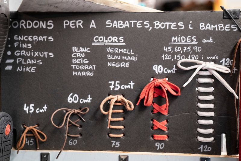 <div class='imageHoverDetail'>
             <p class='imageHoverTitle twoLineBreak'>Cartell amb mostres de cordills i preus</p>
             <p class='imageHoverAutor oneLineBreak'>Autor: Clara Soler Chopo</p>
             <button class='imageHoverBtn'>Mostra els detalls de la imatge <span class='sr-only'>Cartell amb mostres de cordills i preus</span></button>
             </div>